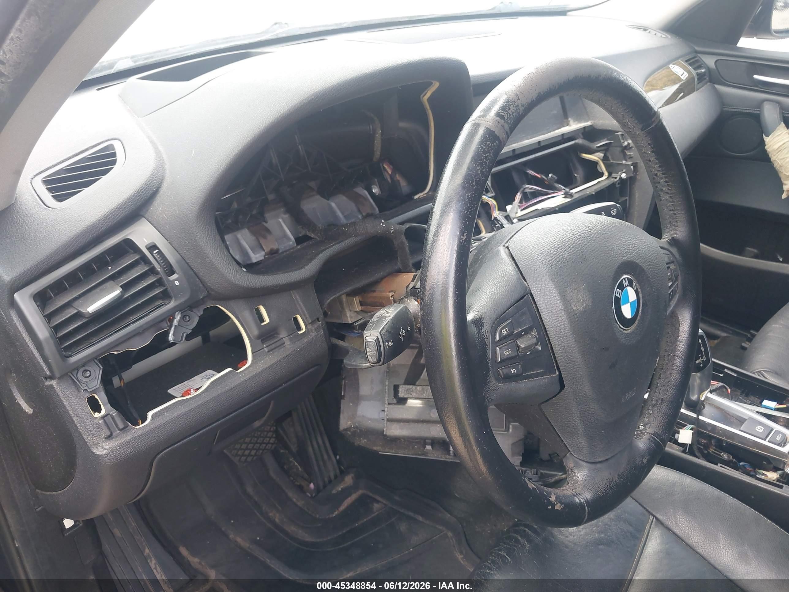 2014 Bmw X3 Xdrive28i Black vin: 5UXWX9C57E0D43589