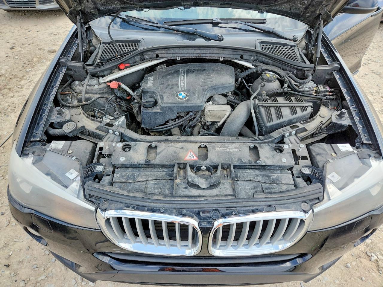 2015 Bmw X3 Xdrive28i Black vin: 5UXWX9C57F0D49135