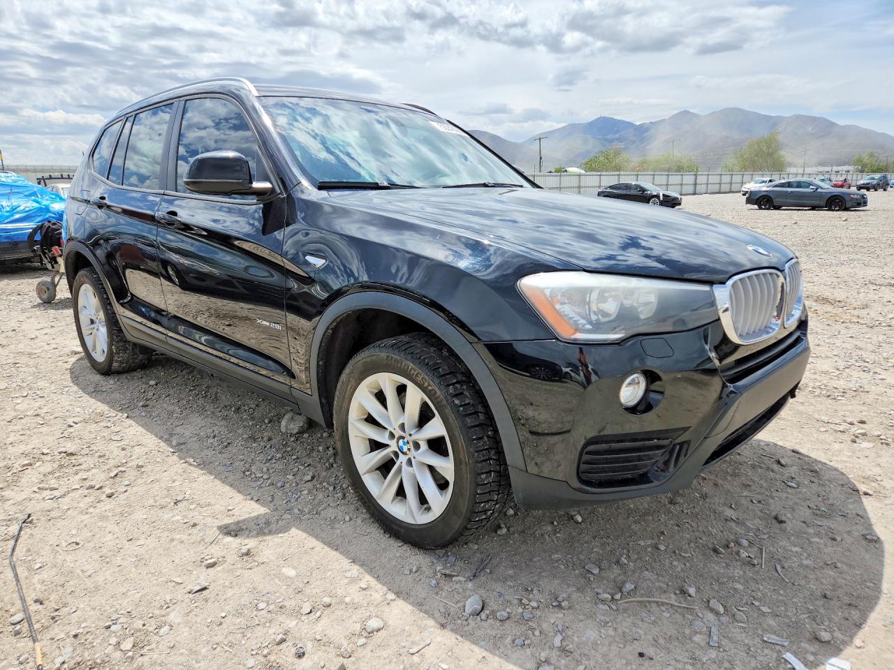 2015 Bmw X3 Xdrive28i Black vin: 5UXWX9C57F0D49135