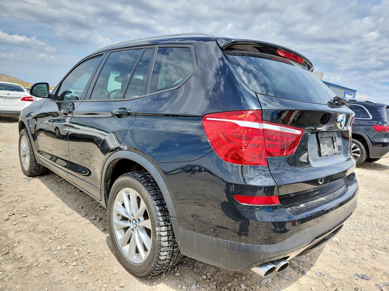 2015 Bmw X3 Xdrive28i Black vin: 5UXWX9C57F0D49135