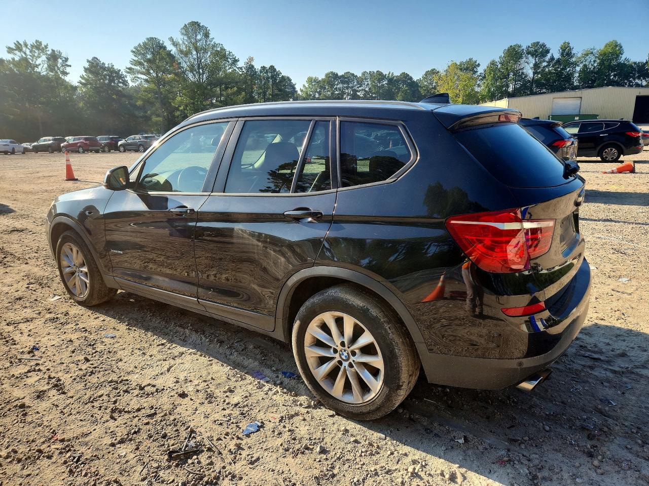 2015 Bmw X3 Xdrive28i Black vin: 5UXWX9C57F0D49944