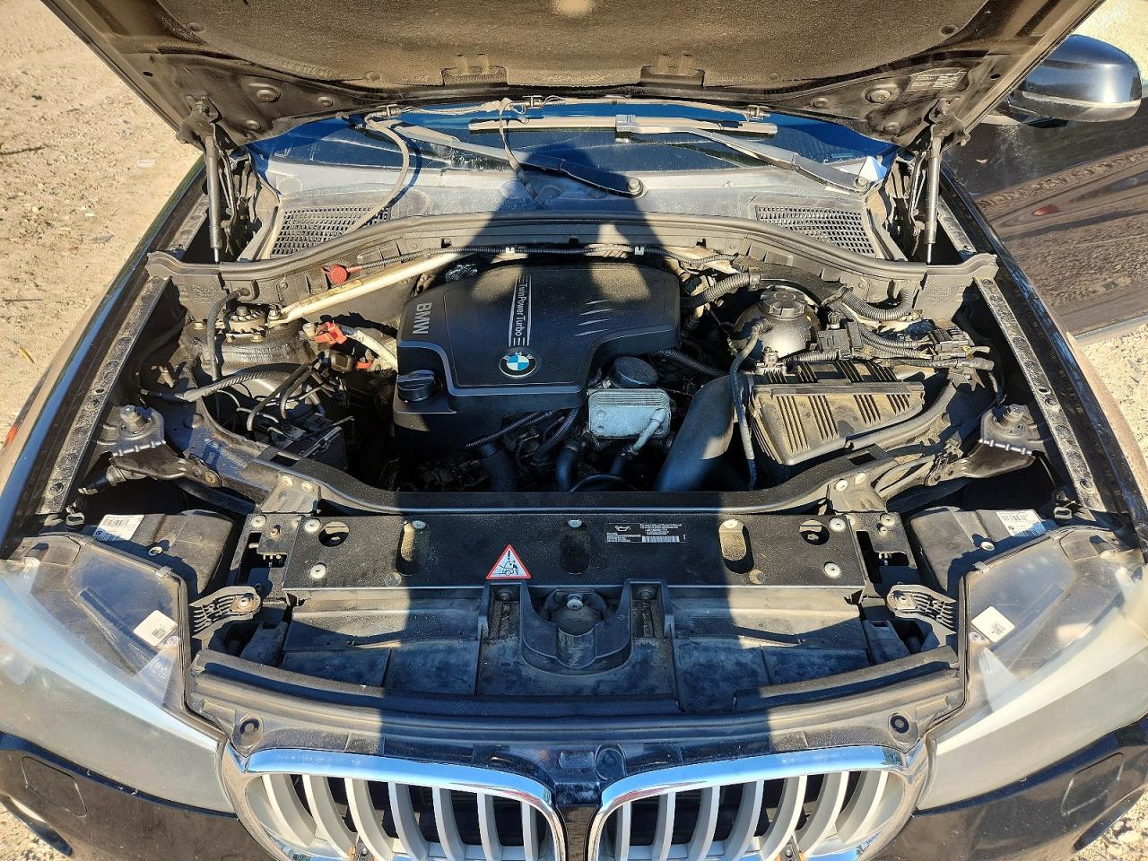 2015 Bmw X3 Xdrive28i Black vin: 5UXWX9C57F0D49944