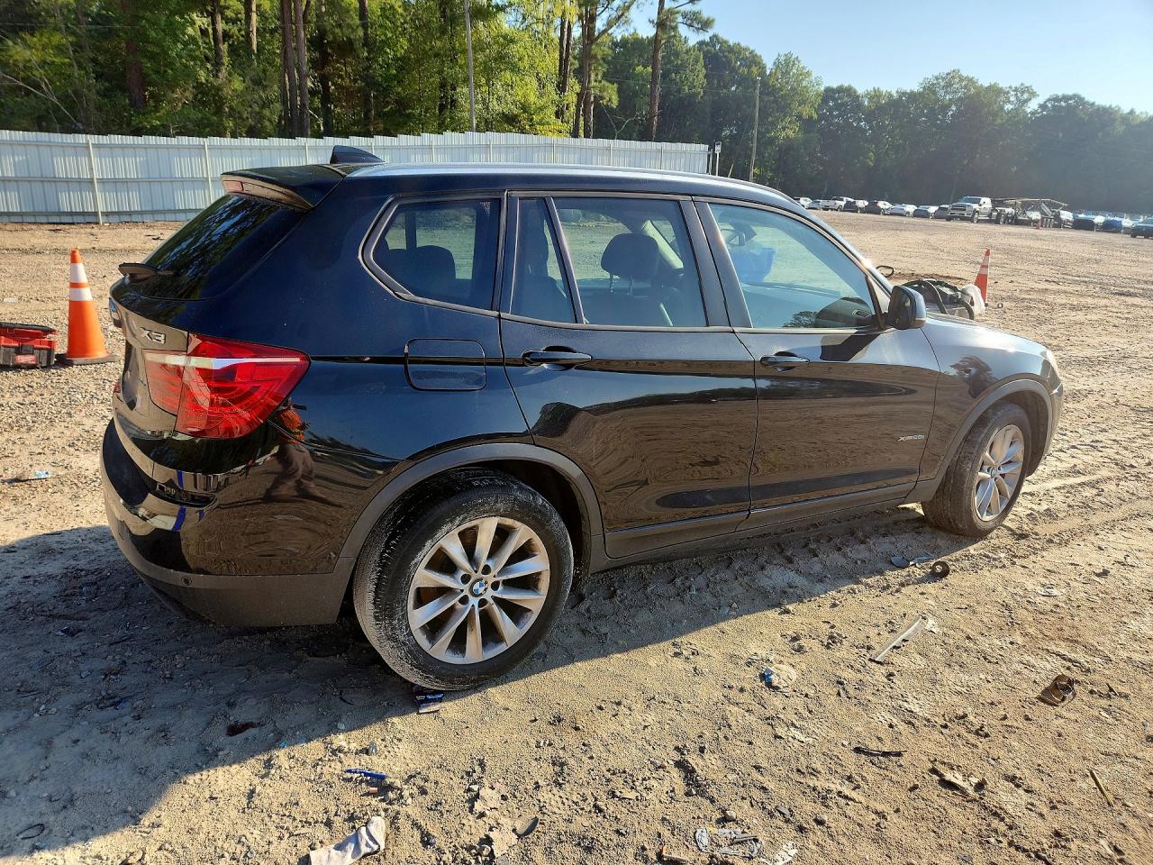 2015 Bmw X3 Xdrive28i Black vin: 5UXWX9C57F0D49944