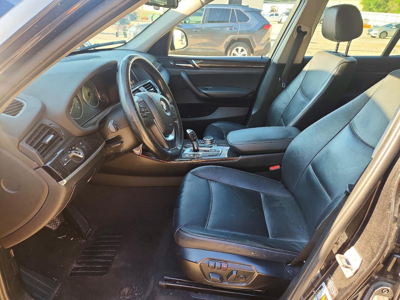 2015 Bmw X3 Xdrive28i Black vin: 5UXWX9C57F0D49944