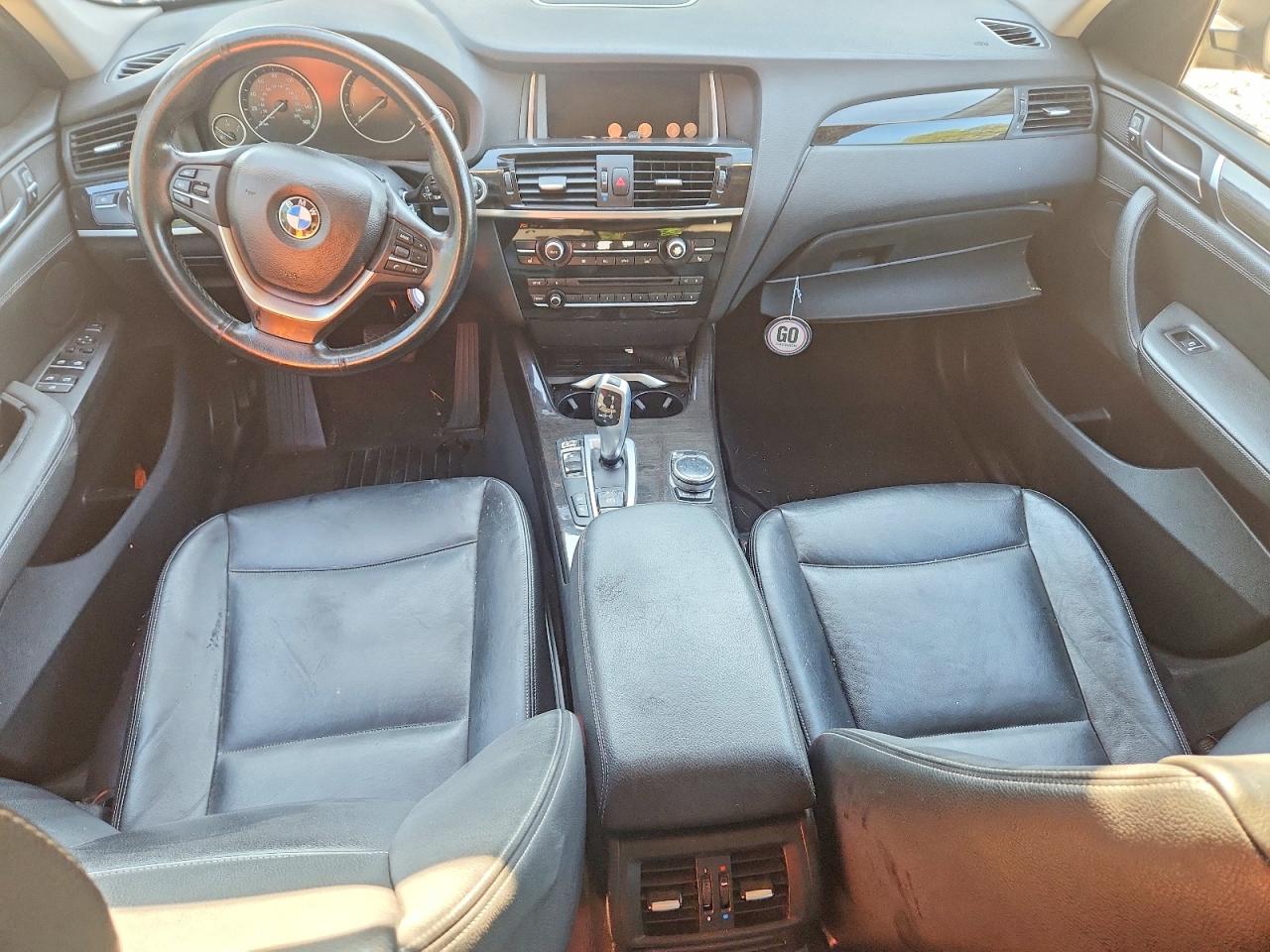 2015 Bmw X3 Xdrive28i Black vin: 5UXWX9C57F0D49944