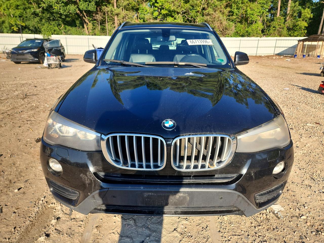 2015 Bmw X3 Xdrive28i Black vin: 5UXWX9C57F0D49944