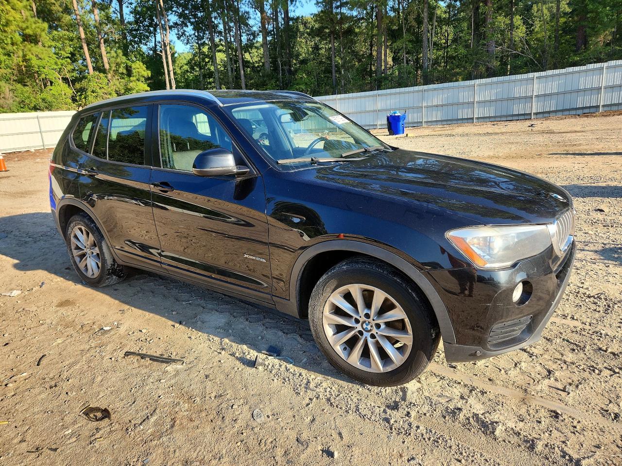 2015 Bmw X3 Xdrive28i Black vin: 5UXWX9C57F0D49944
