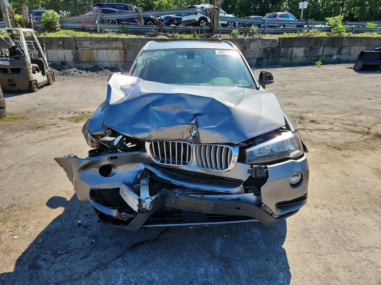 2015 Bmw X3 Xdrive28i Gray vin: 5UXWX9C57F0D52195