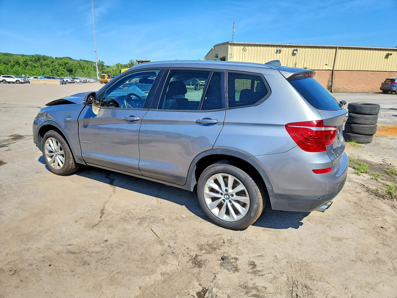 2015 Bmw X3 Xdrive28i Gray vin: 5UXWX9C57F0D52195