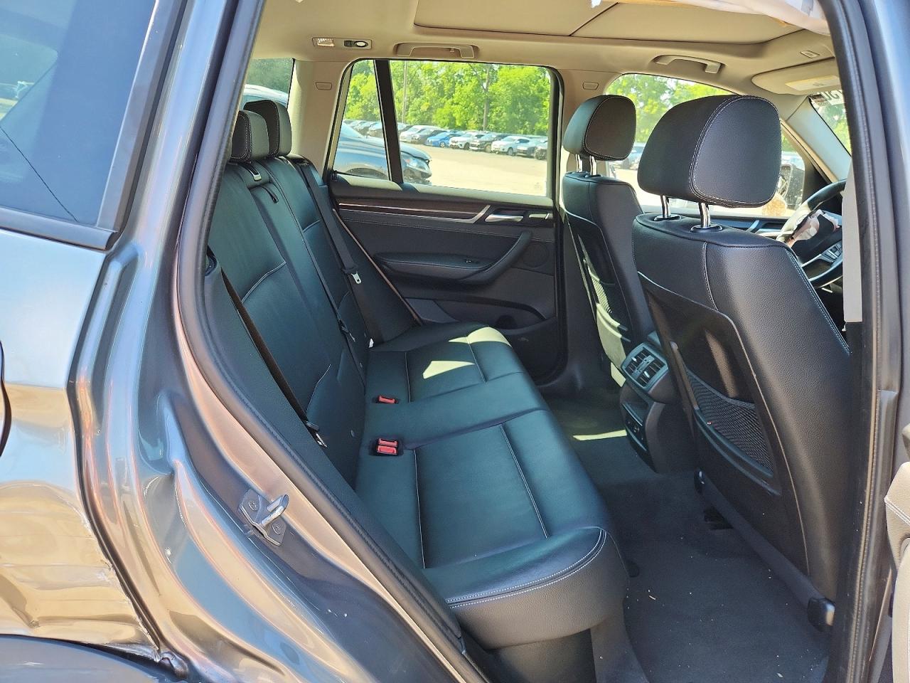2015 Bmw X3 Xdrive28i Gray vin: 5UXWX9C57F0D52195