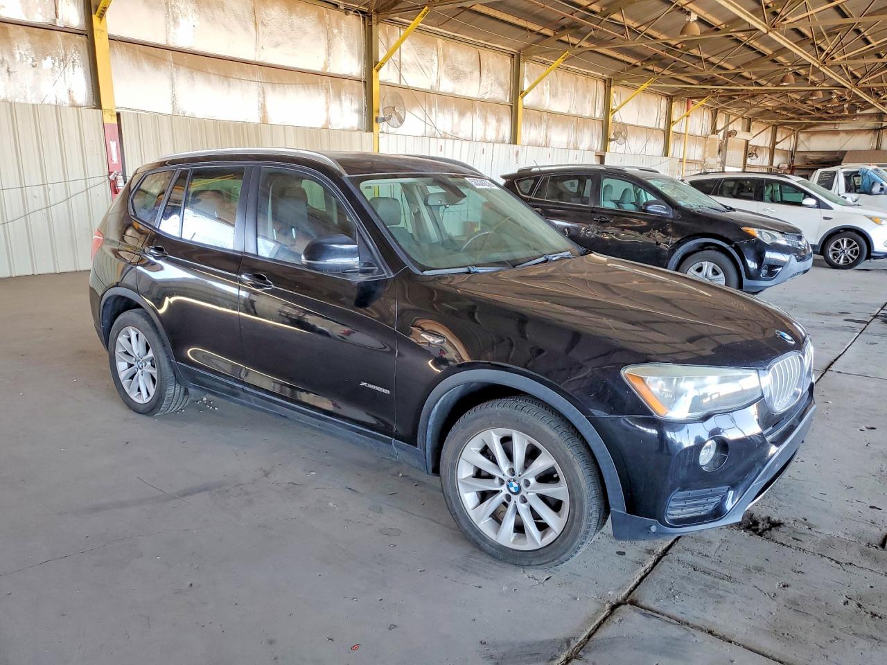 2015 Bmw X3 Xdrive28i Black vin: 5UXWX9C57F0D54741
