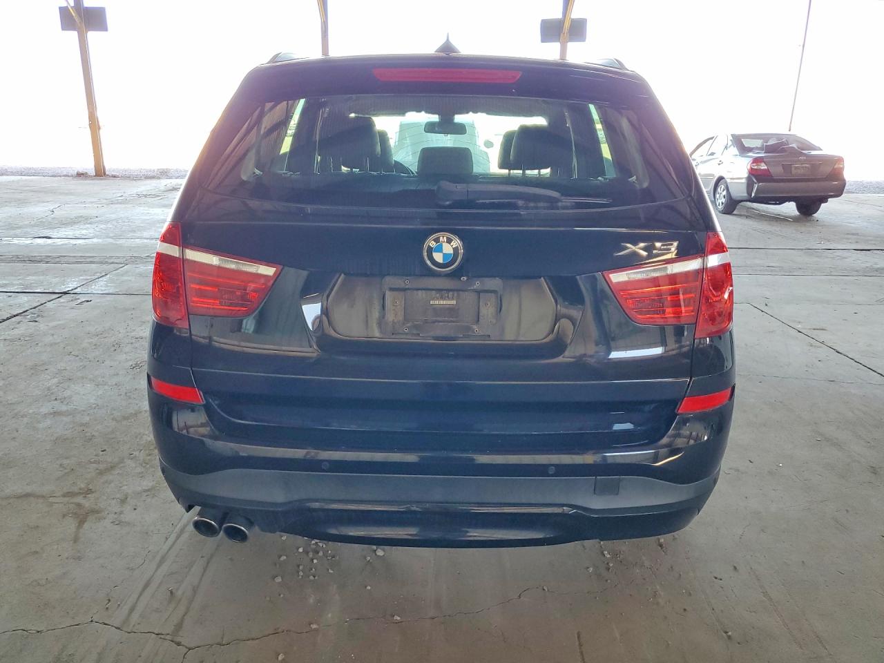 2015 Bmw X3 Xdrive28i Black vin: 5UXWX9C57F0D54741