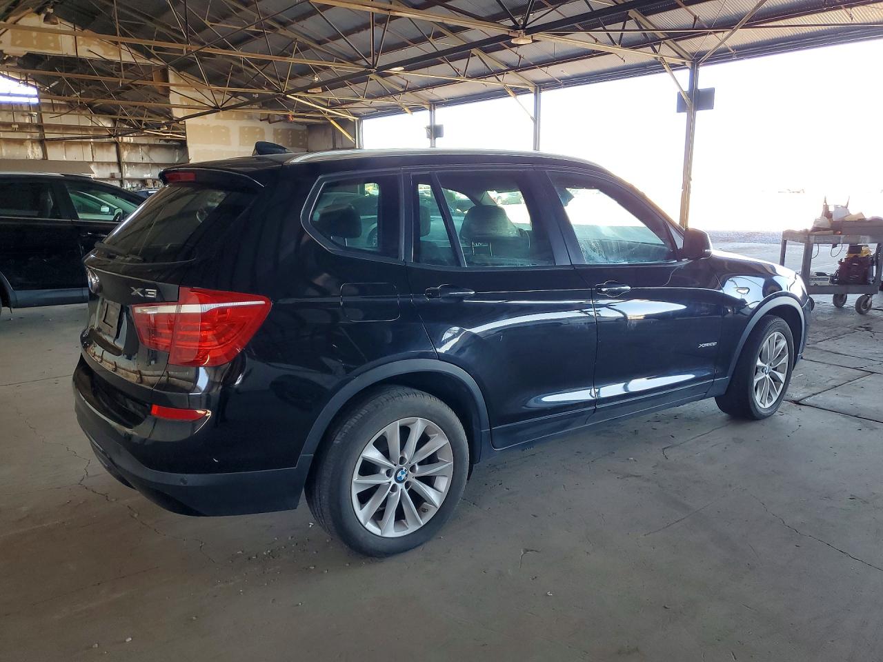 2015 Bmw X3 Xdrive28i Black vin: 5UXWX9C57F0D54741