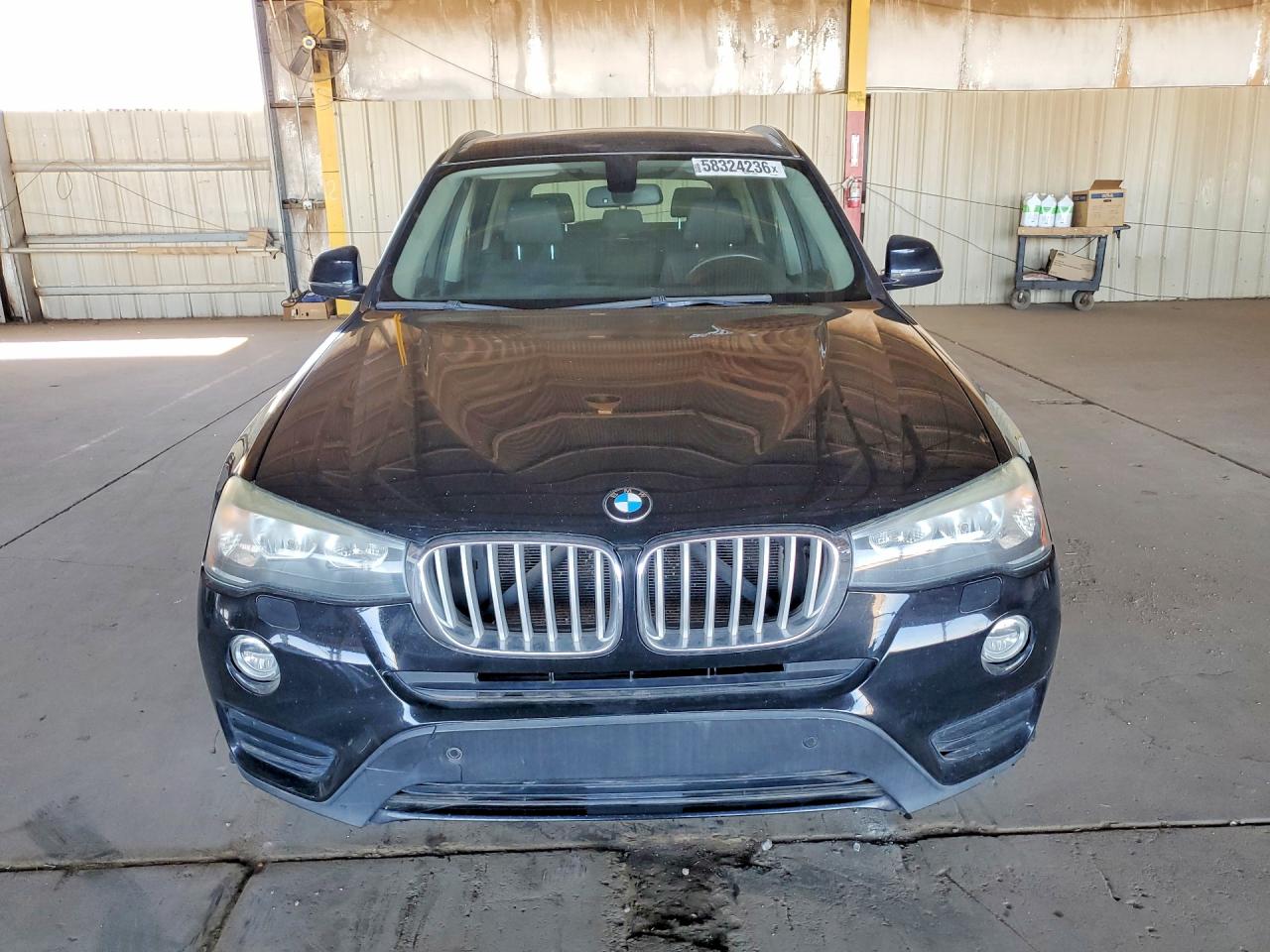 2015 Bmw X3 Xdrive28i Black vin: 5UXWX9C57F0D54741