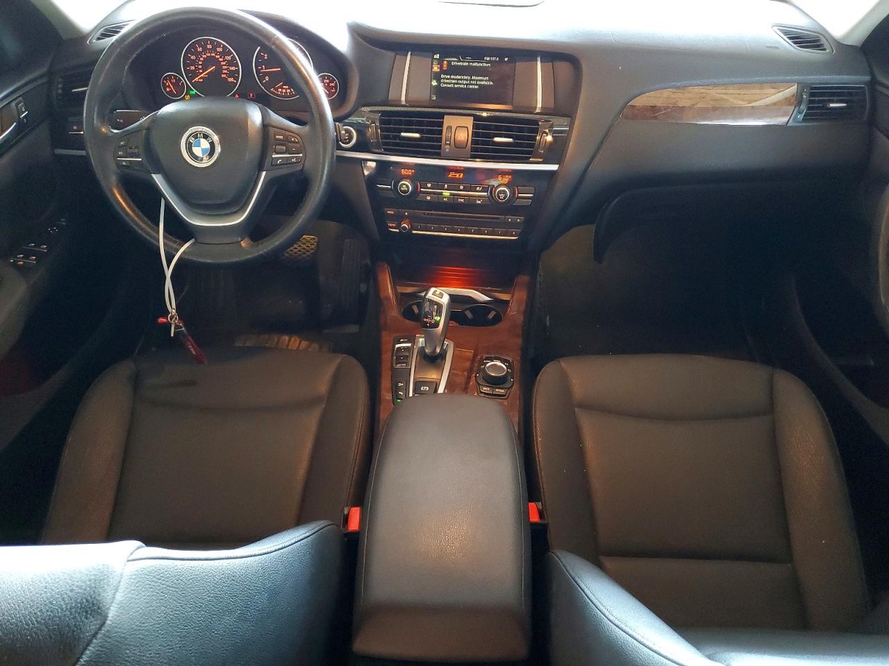 2015 Bmw X3 Xdrive28i Black vin: 5UXWX9C57F0D54741