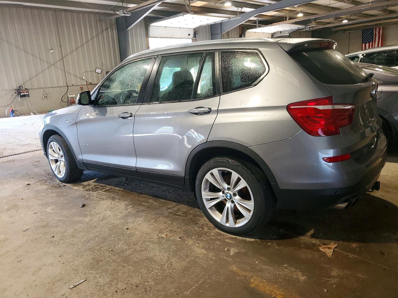 2015 Bmw X3 Xdrive28i Gray vin: 5UXWX9C57F0D57753