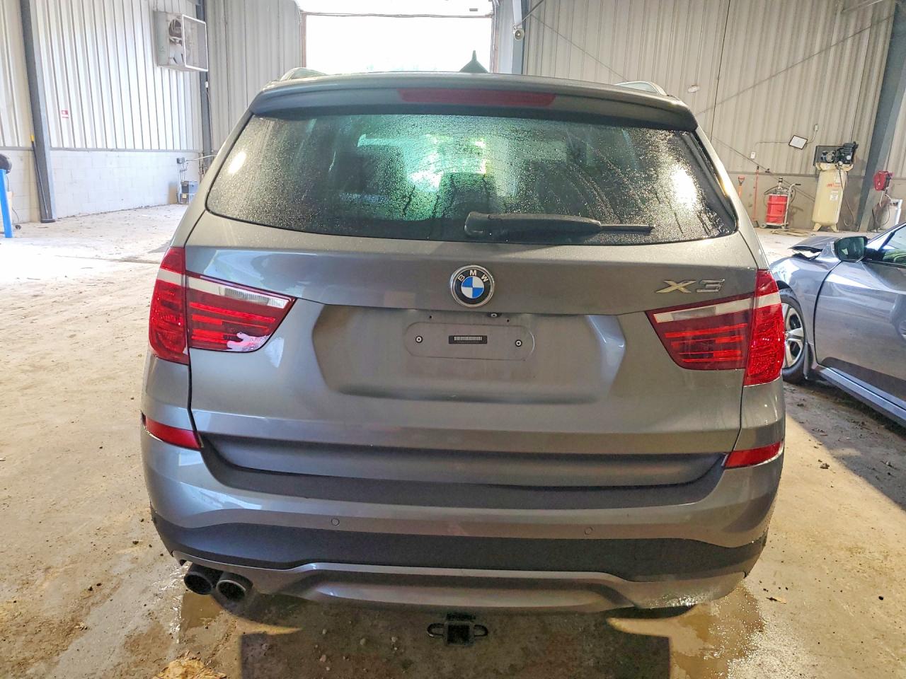 2015 Bmw X3 Xdrive28i Gray vin: 5UXWX9C57F0D57753