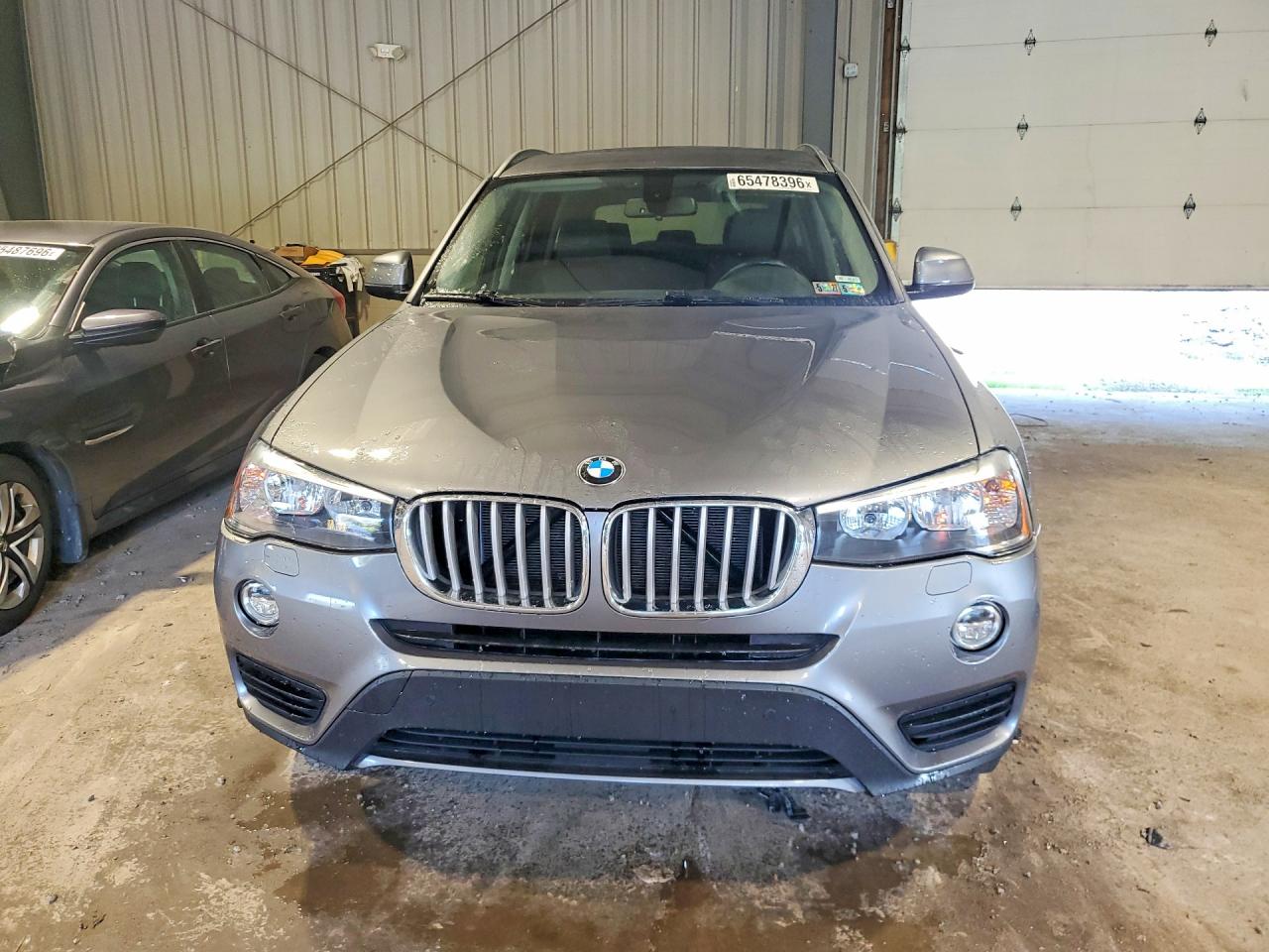 2015 Bmw X3 Xdrive28i Gray vin: 5UXWX9C57F0D57753