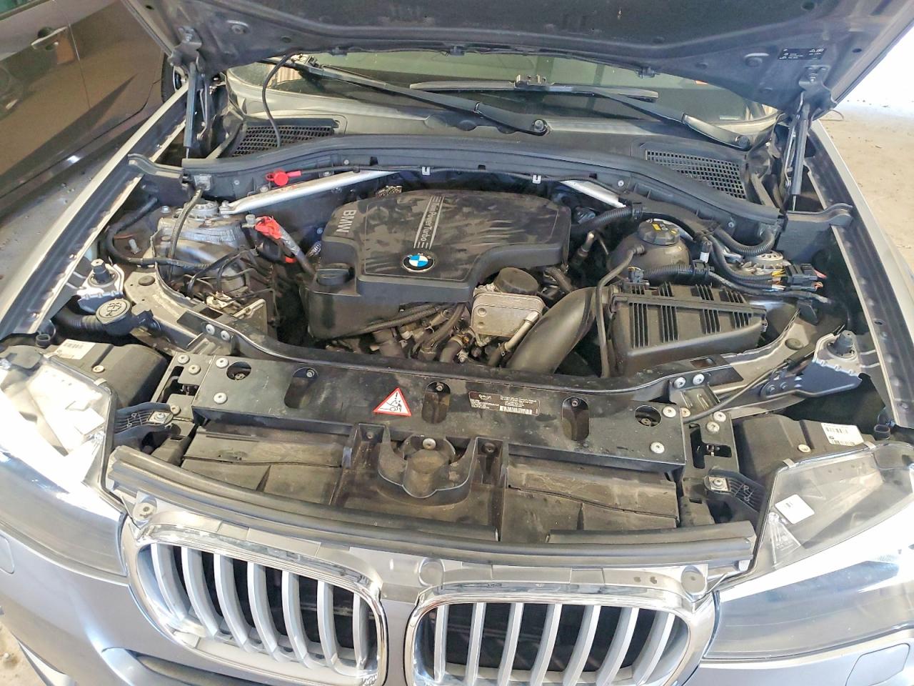 2015 Bmw X3 Xdrive28i Gray vin: 5UXWX9C57F0D57753