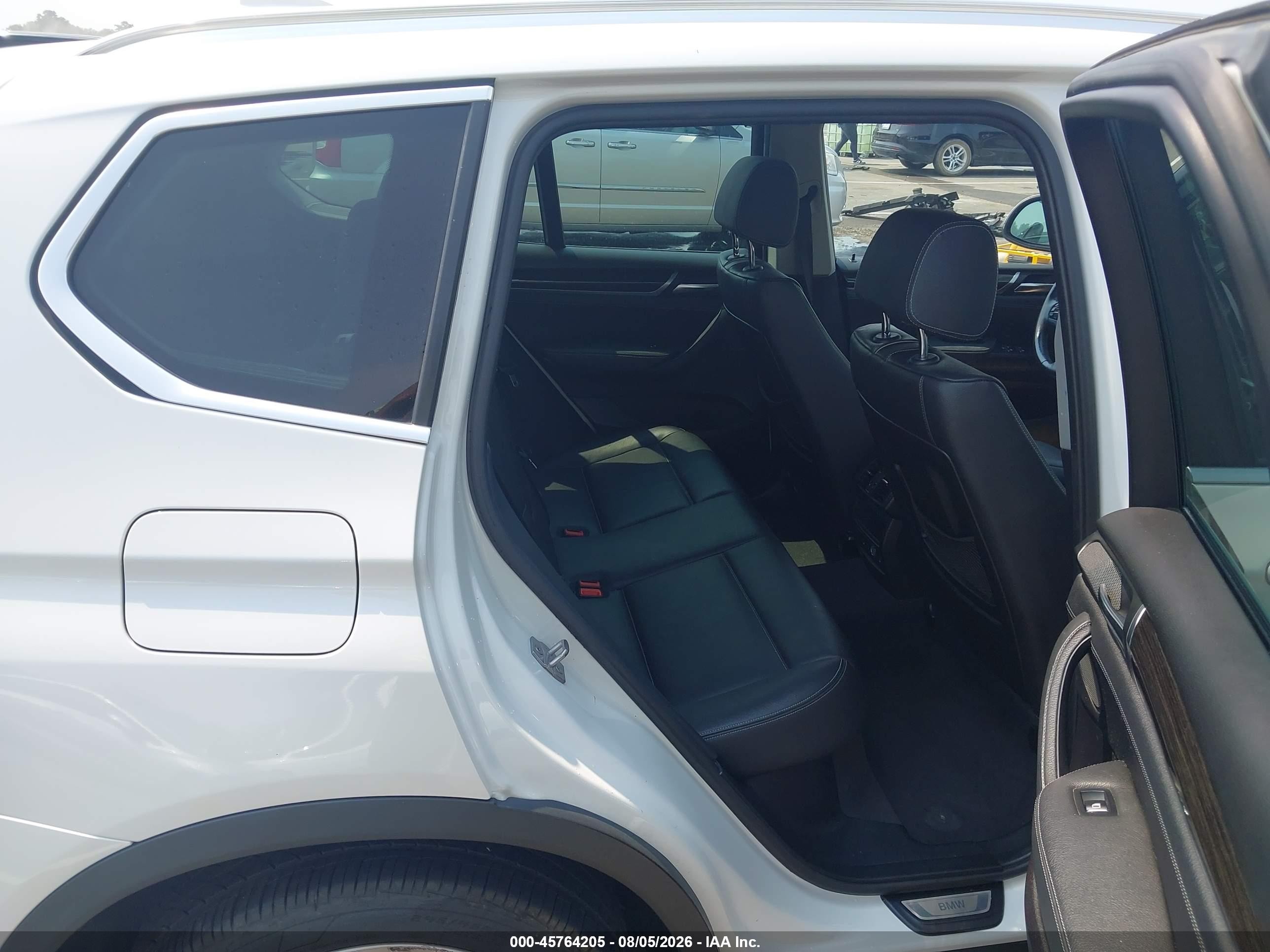2015 Bmw X3 Xdrive28i White vin: 5UXWX9C57F0D62578