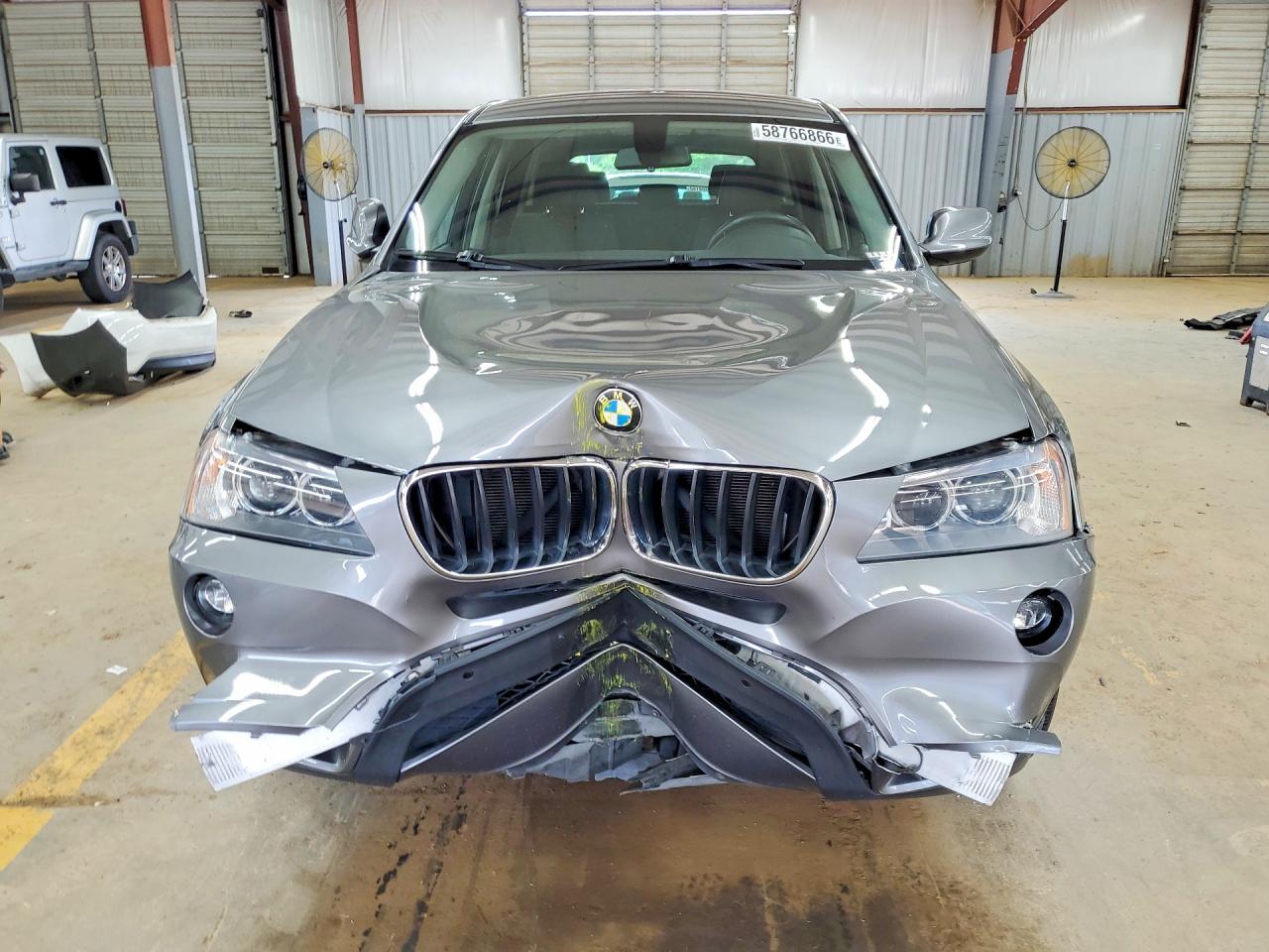 2013 Bmw X3 Xdrive28i Gray vin: 5UXWX9C58D0A14088