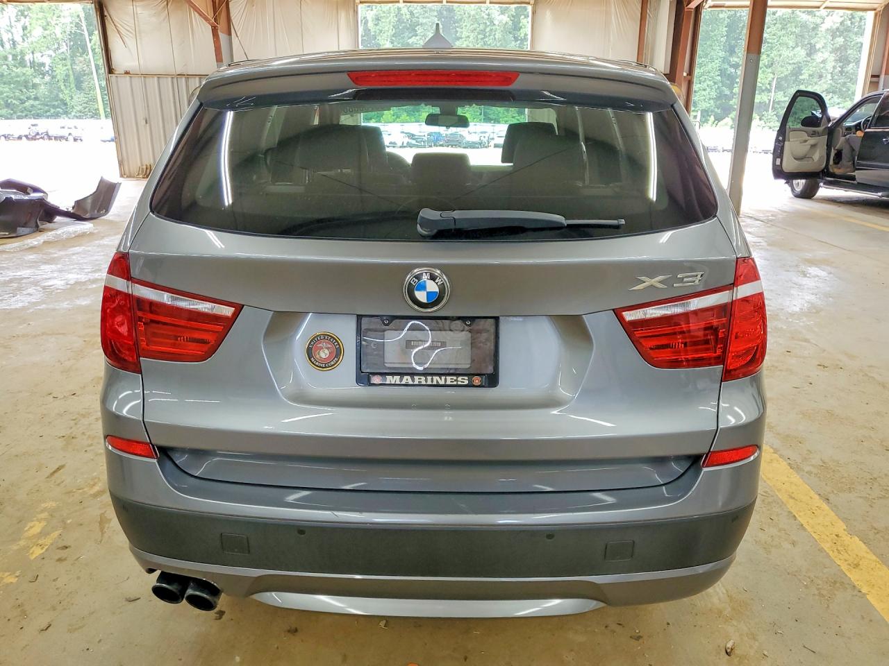 2013 Bmw X3 Xdrive28i Gray vin: 5UXWX9C58D0A14088