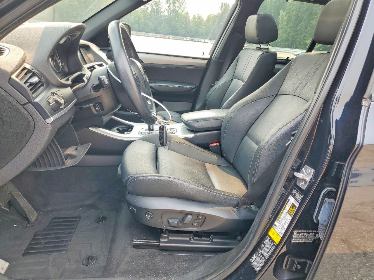 2013 Bmw X3 Xdrive28i Black vin: 5UXWX9C58D0A15158
