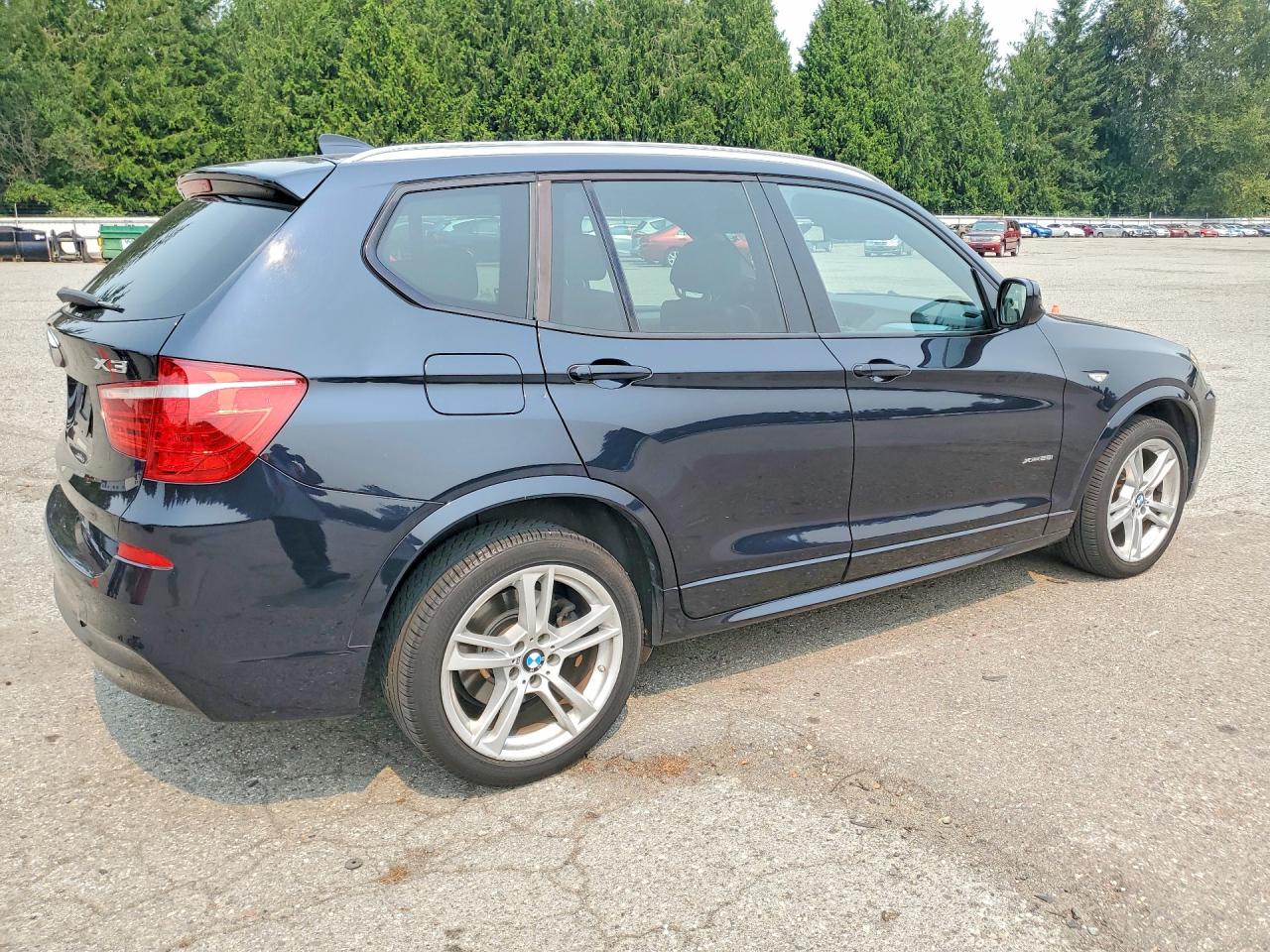 2013 Bmw X3 Xdrive28i Black vin: 5UXWX9C58D0A15158