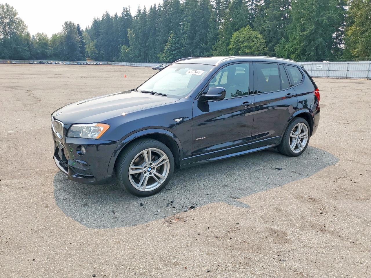 2013 Bmw X3 Xdrive28i Черный vin: 5UXWX9C58D0A15158