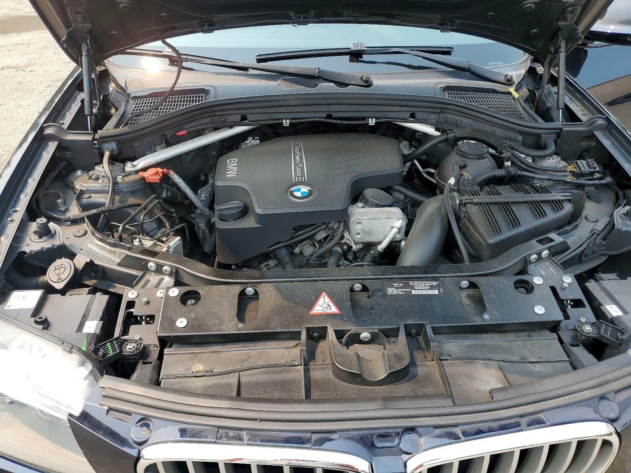 2013 Bmw X3 Xdrive28i Black vin: 5UXWX9C58D0A15158