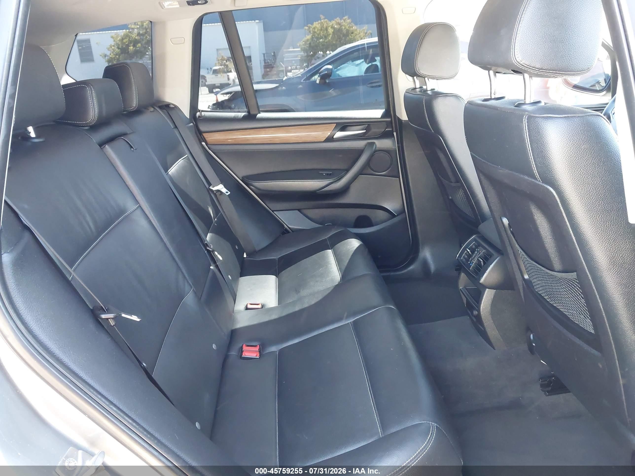 2013 Bmw X3 Xdrive28i Gray vin: 5UXWX9C58D0A17072