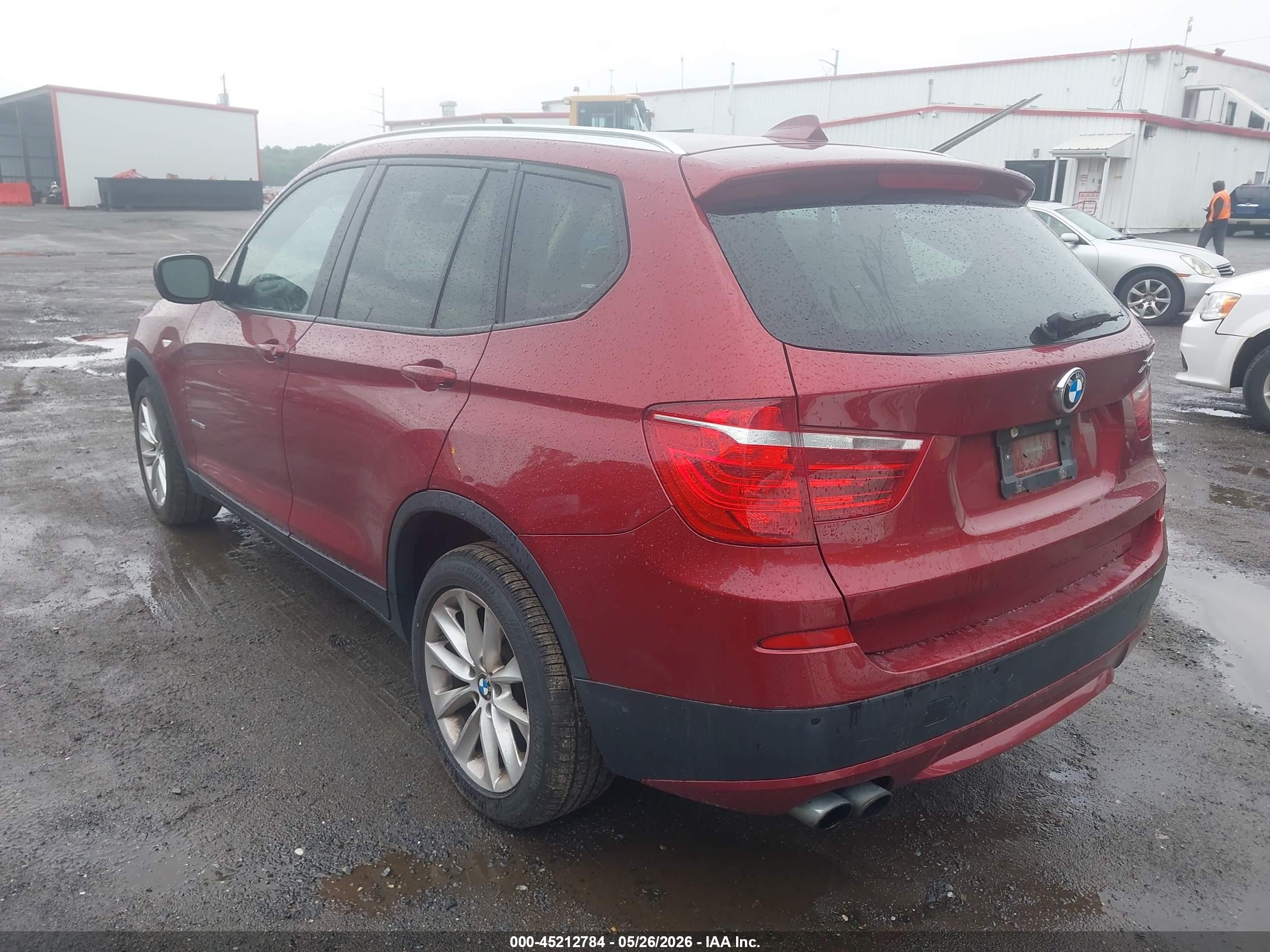 2013 Bmw X3 Xdrive28i Красный vin: 5UXWX9C58D0A19548
