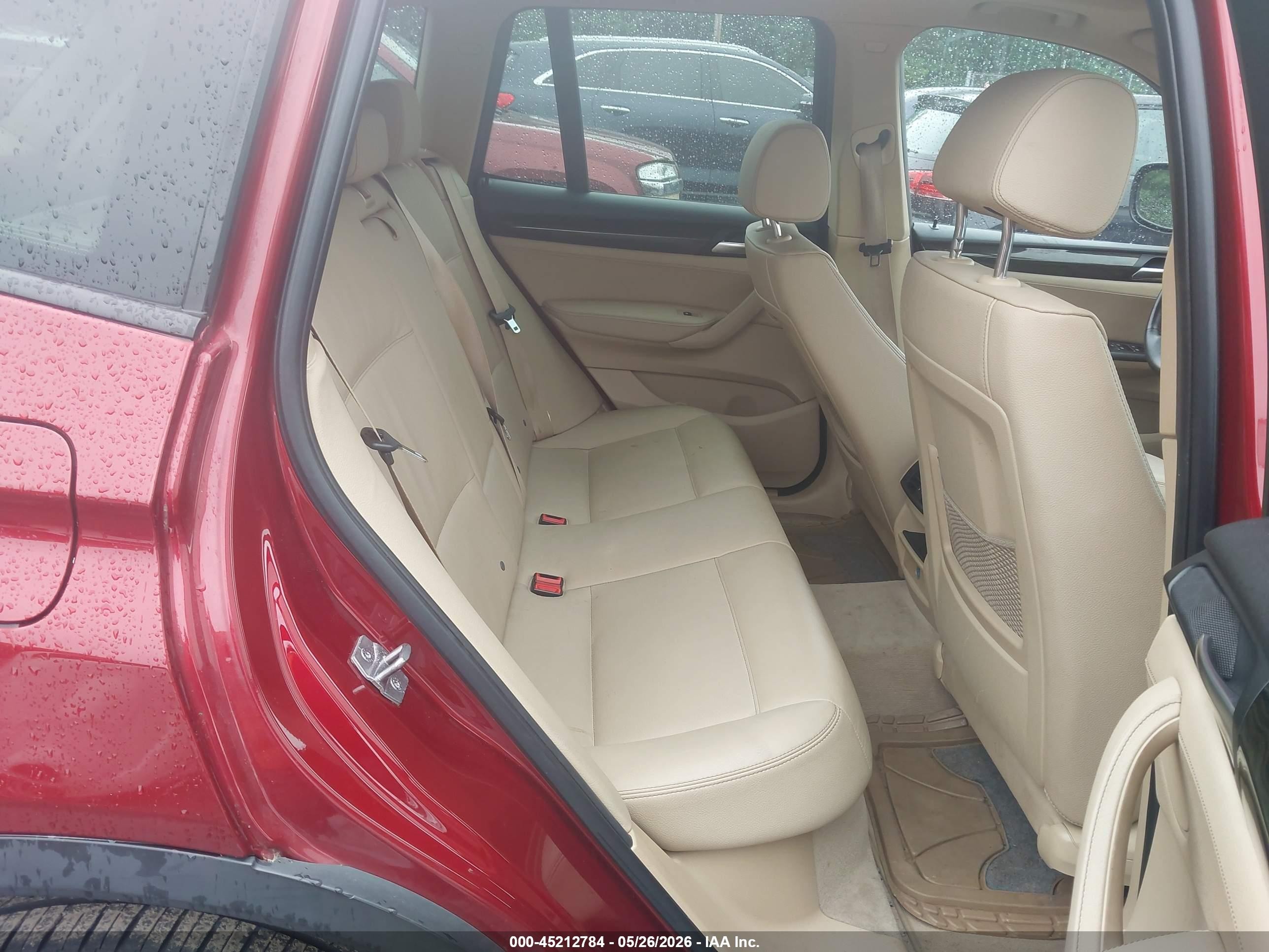 2013 Bmw X3 Xdrive28i Красный vin: 5UXWX9C58D0A19548