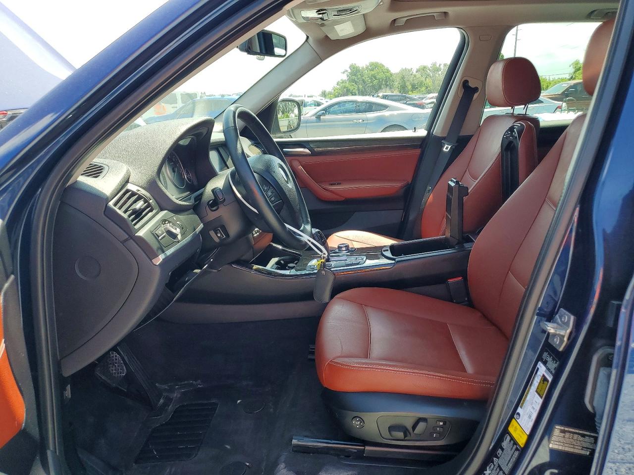 2013 Bmw X3 Xdrive28i Blue vin: 5UXWX9C58D0A19680