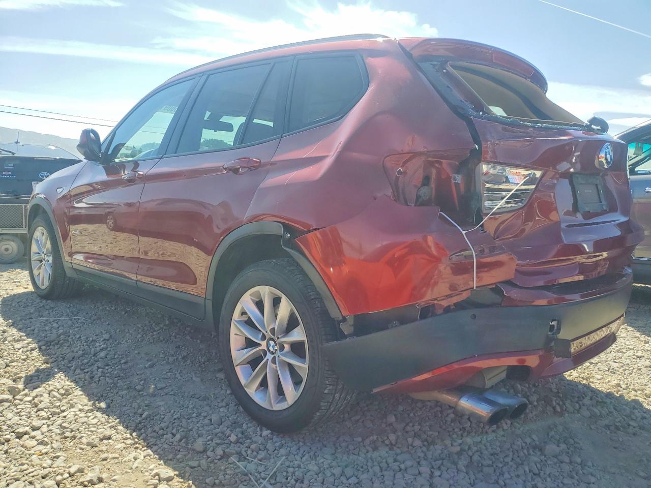 2013 Bmw X3 Xdrive28i Red vin: 5UXWX9C58D0A19694