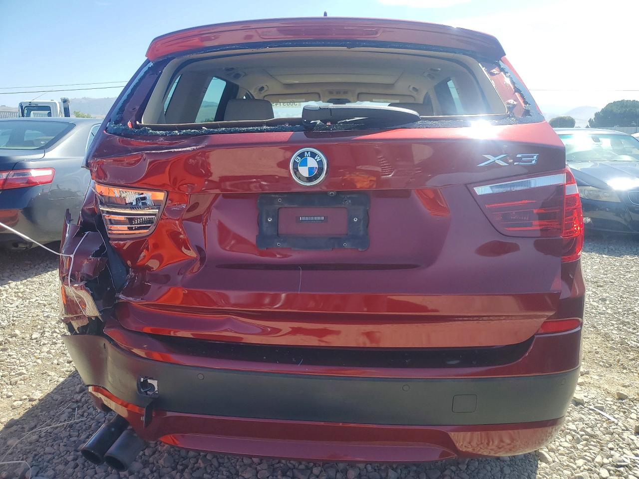 2013 Bmw X3 Xdrive28i Red vin: 5UXWX9C58D0A19694