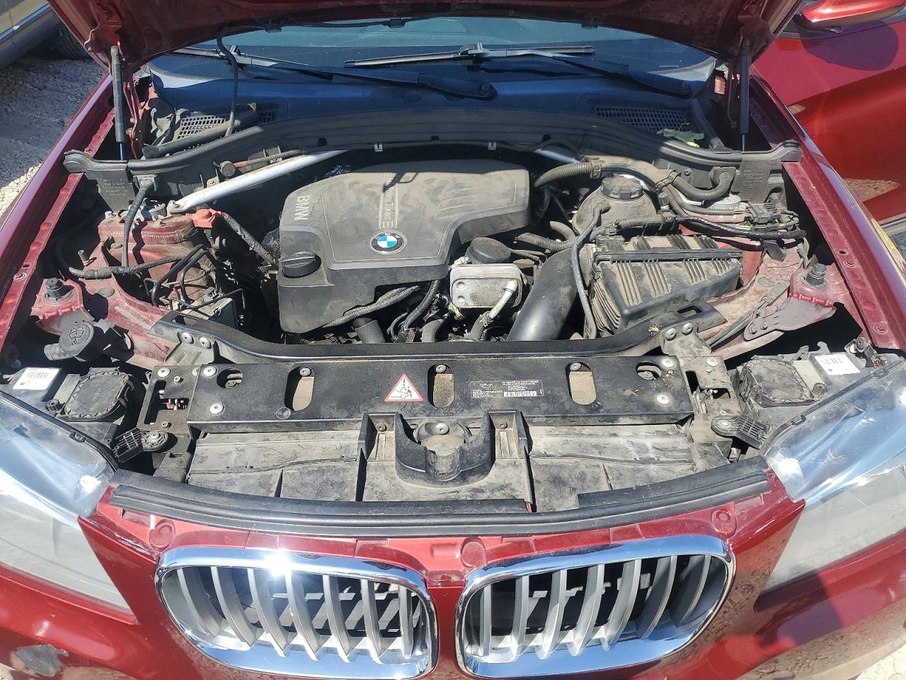 2013 Bmw X3 Xdrive28i Red vin: 5UXWX9C58D0A19694