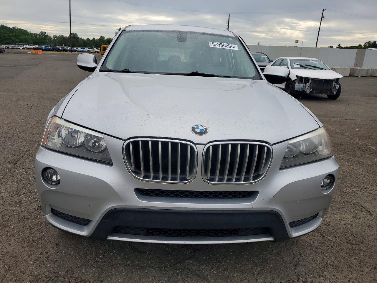 2013 Bmw X3 Xdrive28i Silver vin: 5UXWX9C58D0A23146