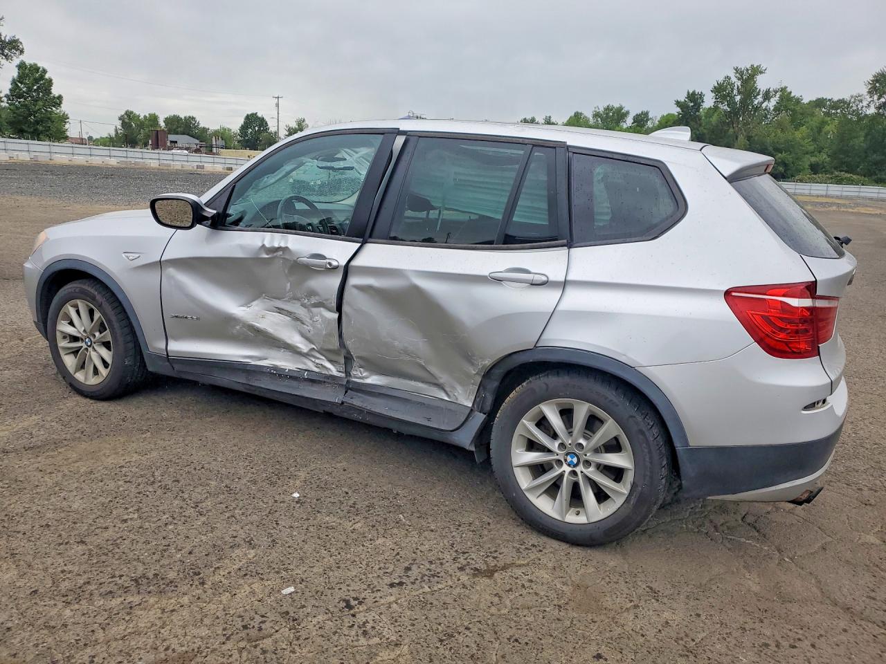 2013 Bmw X3 Xdrive28i Silver vin: 5UXWX9C58D0A23146