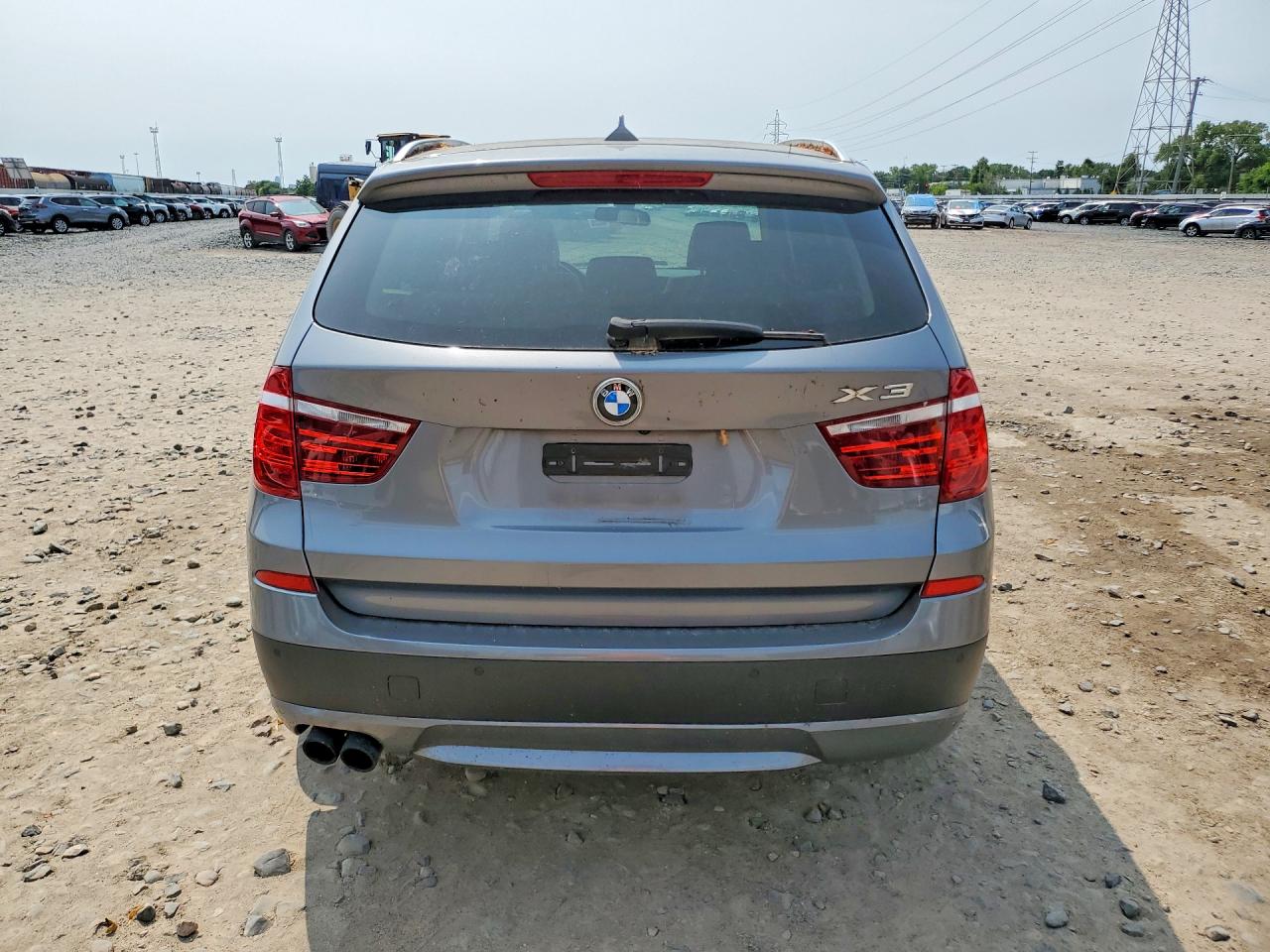 2013 Bmw X3 Xdrive28i Gray vin: 5UXWX9C58D0A24801