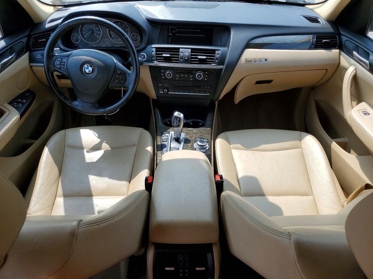 2013 Bmw X3 Xdrive28i Gray vin: 5UXWX9C58D0A24801