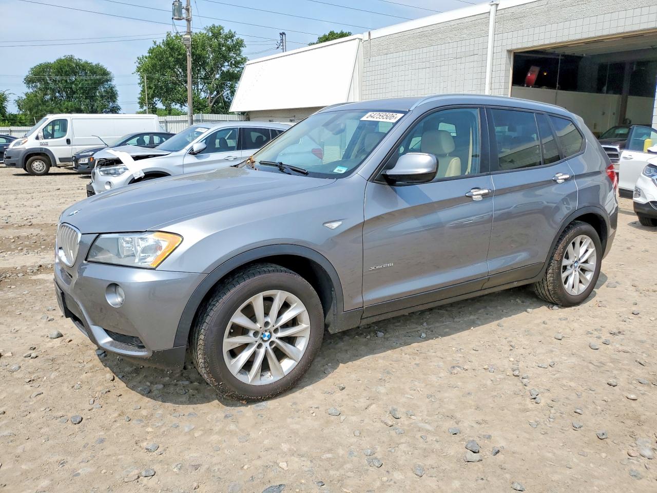 2013 Bmw X3 Xdrive28i Gray vin: 5UXWX9C58D0A24801