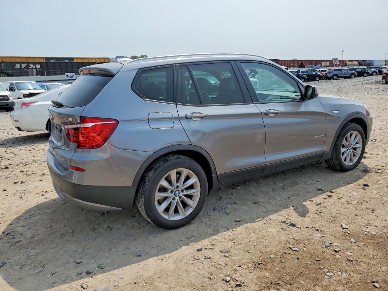 2013 Bmw X3 Xdrive28i Gray vin: 5UXWX9C58D0A24801
