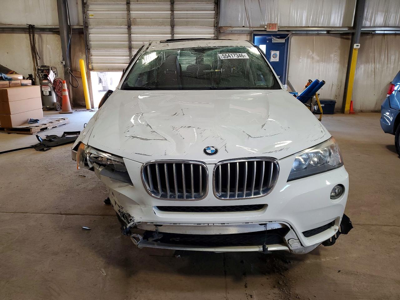 2013 Bmw X3 Xdrive28i White vin: 5UXWX9C58D0A25558