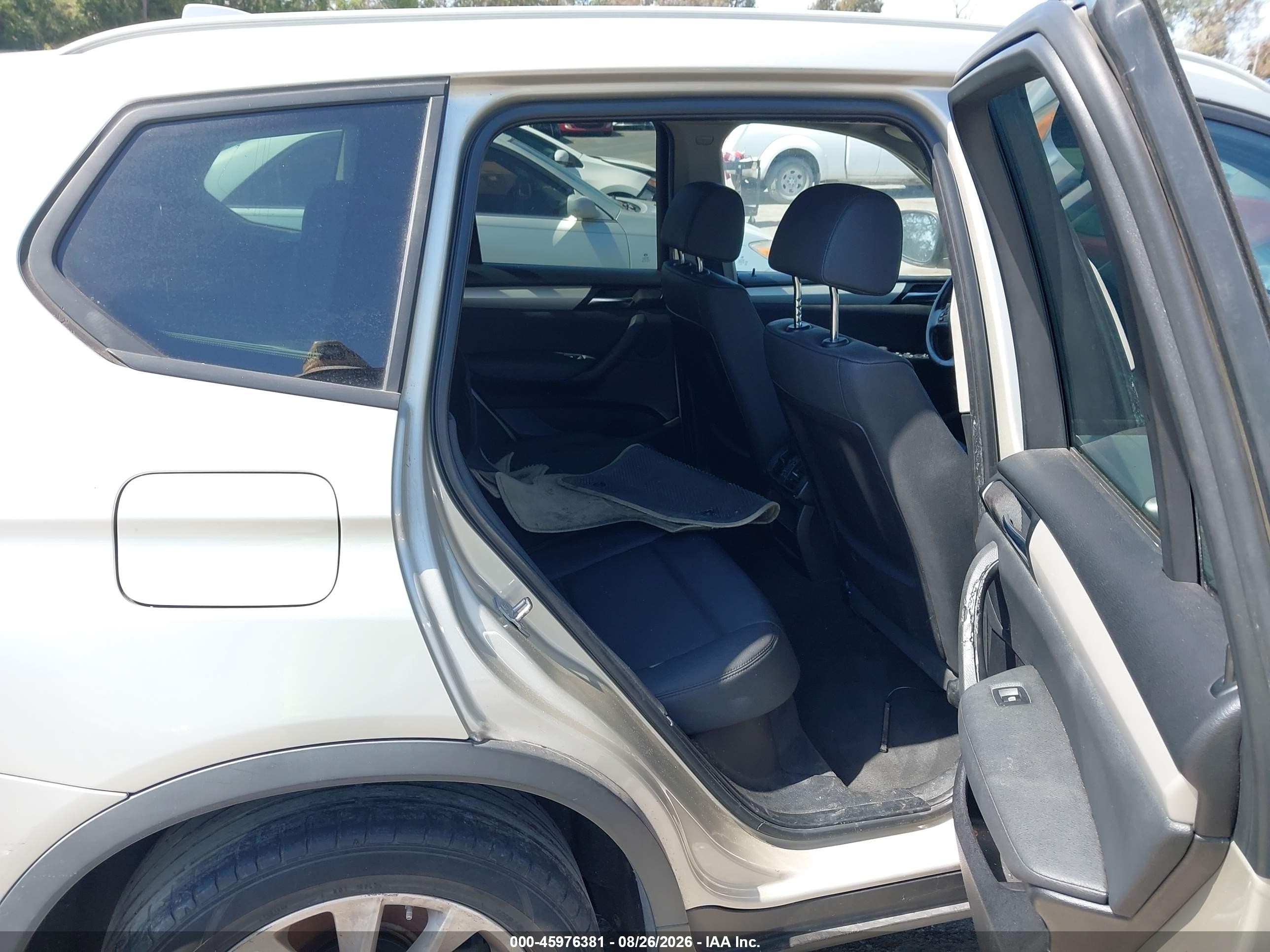 2013 Bmw X3 Xdrive28i Silver vin: 5UXWX9C58D0A26791