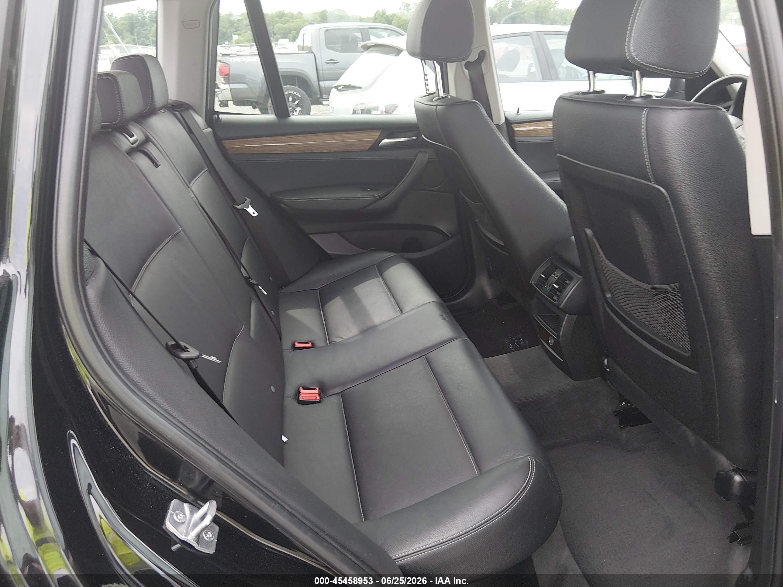 2013 Bmw X3 Xdrive28i Black vin: 5UXWX9C58D0A27083