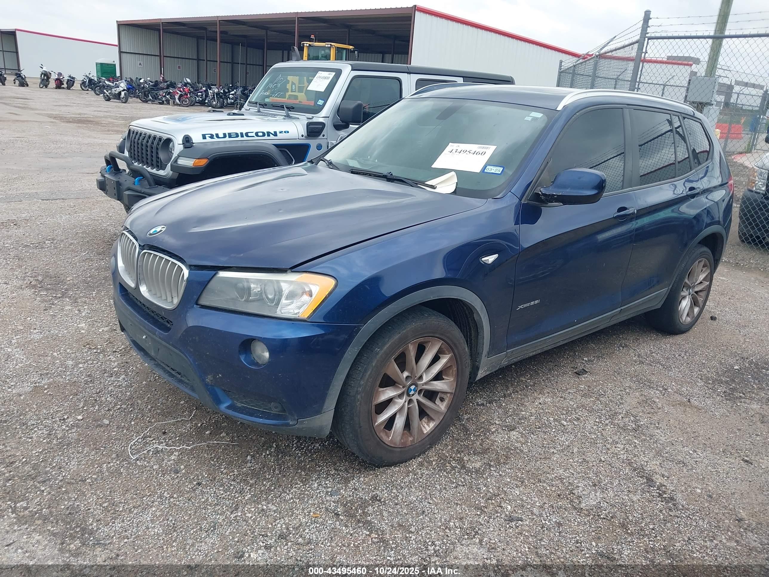 2013 Bmw X3 Xdrive28i Beige vin: 5UXWX9C58D0A28069