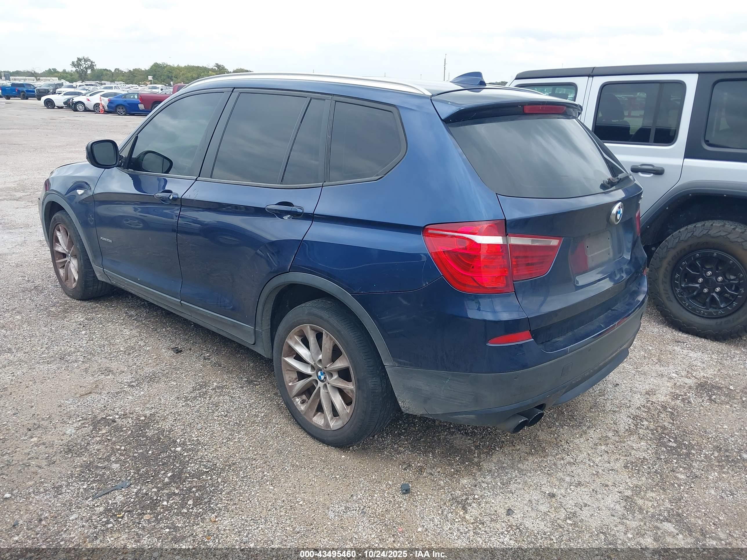 2013 Bmw X3 Xdrive28i Beige vin: 5UXWX9C58D0A28069
