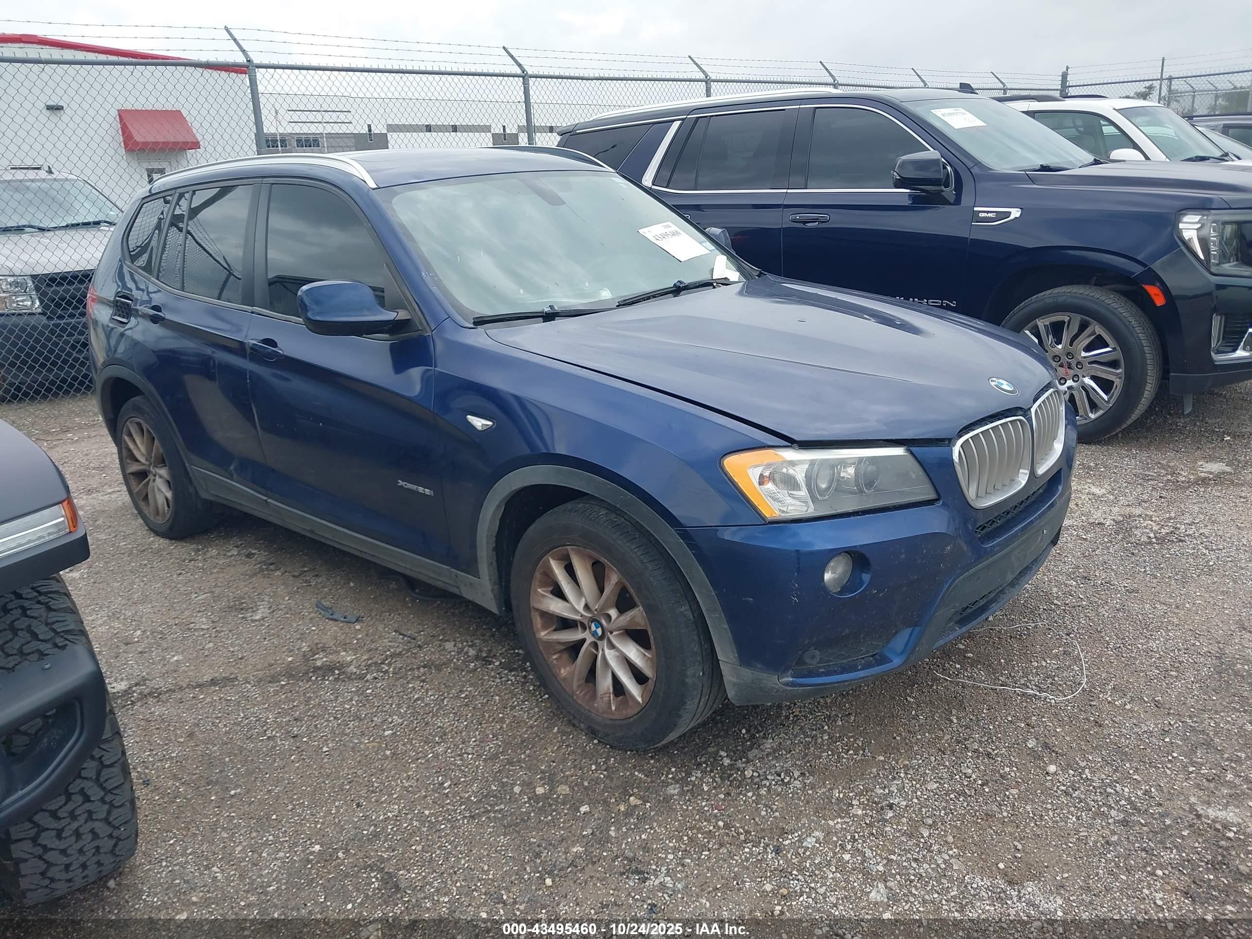 2013 Bmw X3 Xdrive28i Beige vin: 5UXWX9C58D0A28069