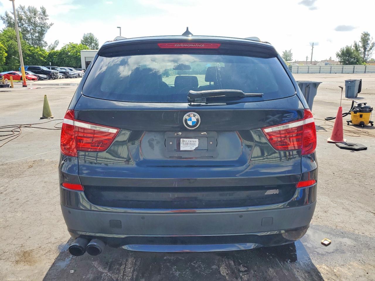 2013 Bmw X3 Xdrive28i Черный vin: 5UXWX9C58D0A31666